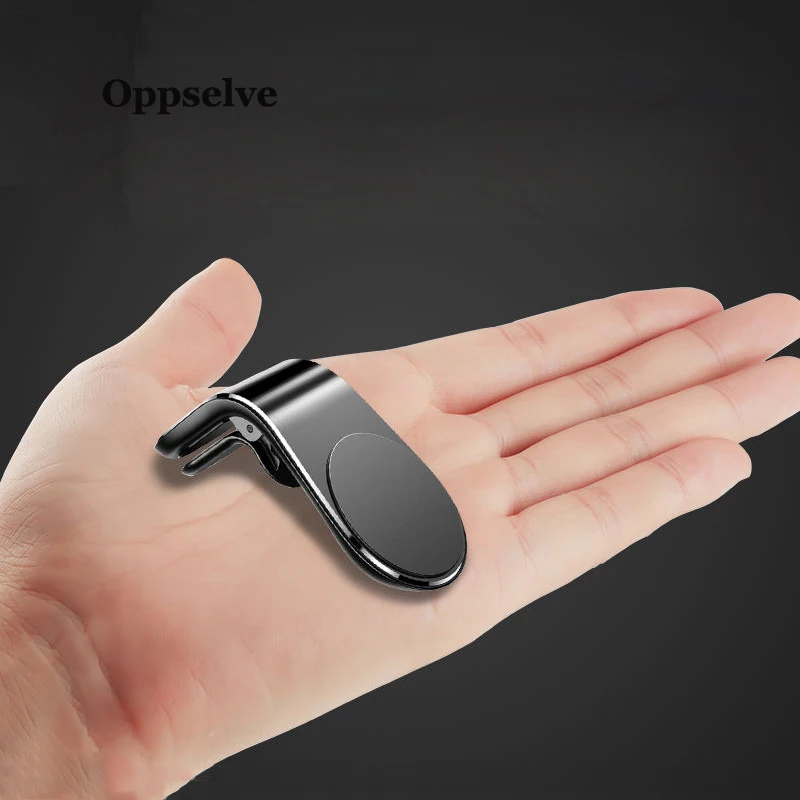 Металлический магнитный автомобильный держатель для телефона Oppselve мини