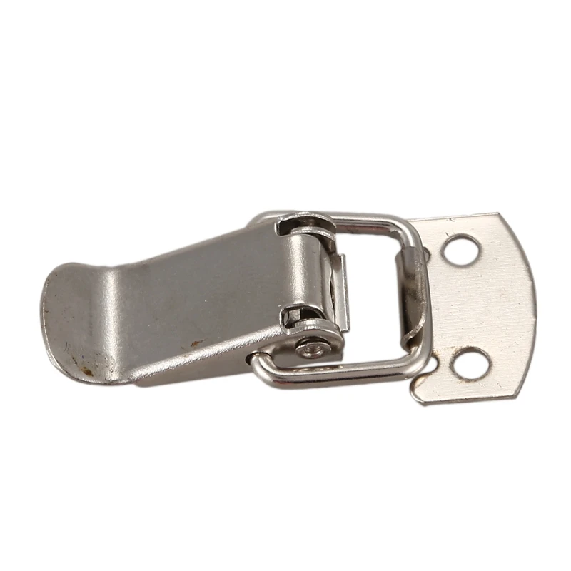 

Silver Tone Metal Toggle Draw Latch Straight Loop Catch 1.6