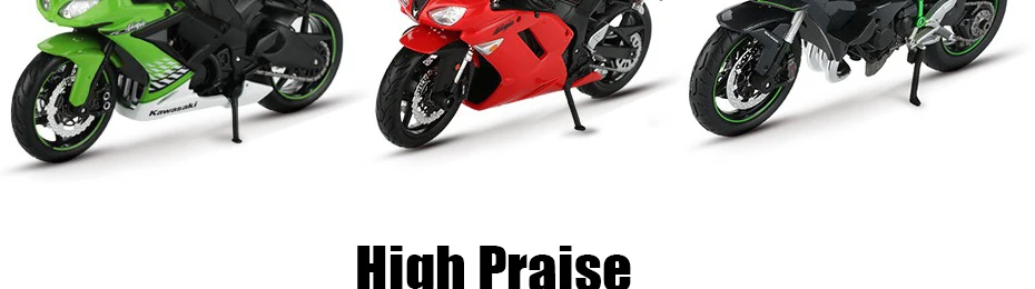 Maisto 1:12 сплав модель мотоцикла Игрушка Мотоцикл Ниндзя H2R CBR600RR YZF-R1 модели гоночных автомобилей Машинки Игрушки для детей