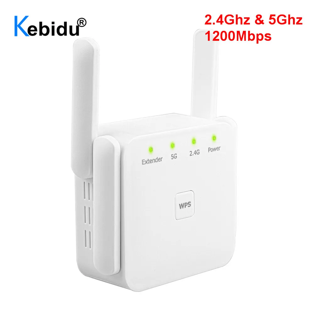 Беспроводной Wi Fi ретранслятор 2 4 ГГц усилитель сигнала 1200 Мбит/с 5 расширитель