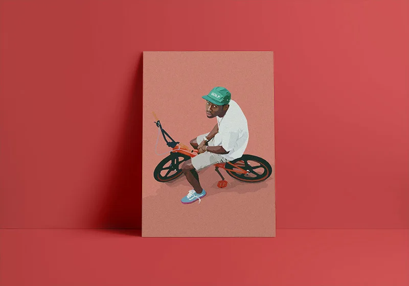 Tyler The Creator rapper хип-хоп поп современный дом Дети Гостиная Спальня Декор печать плакат Картина Настенная живопись холст