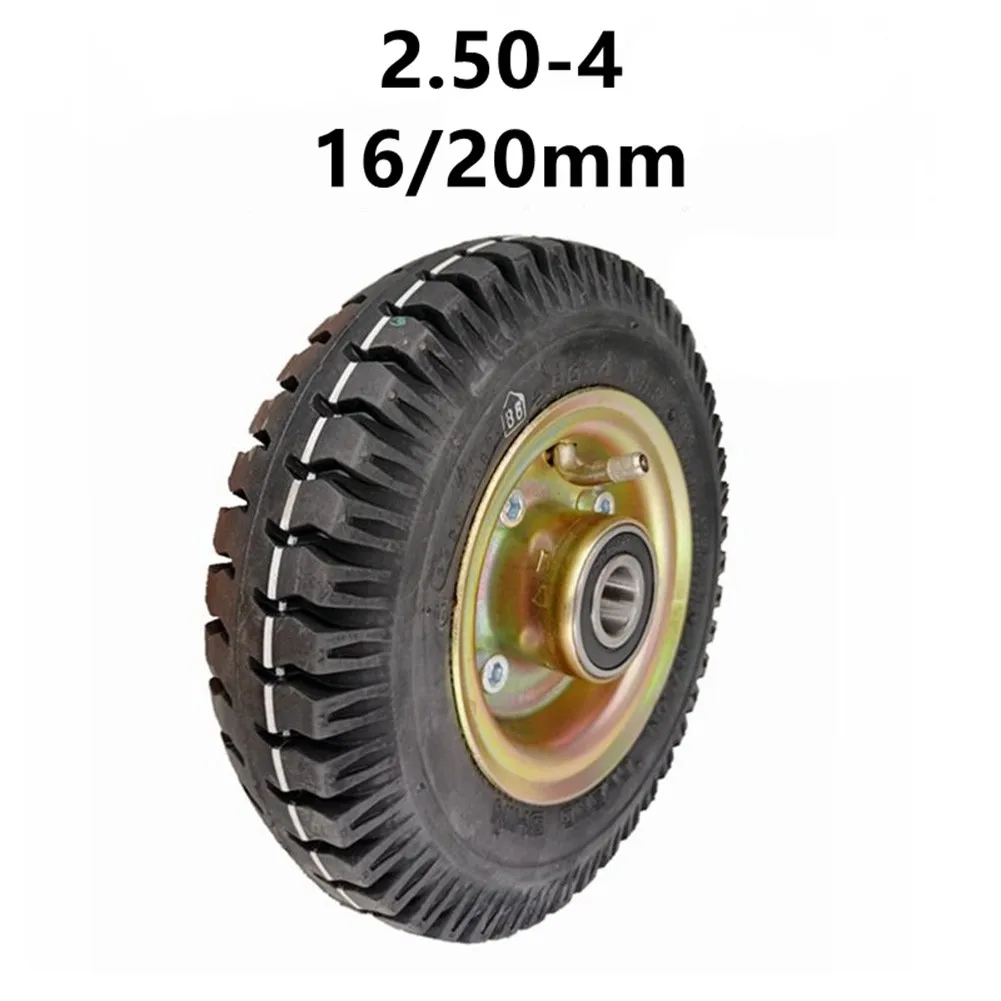 

8 Inch 2.50-4 Electric Scooter Thickened Inflated Tire Inner Diameter With Wheel Hub Bearing Pneumatic Puncture-proof Tire