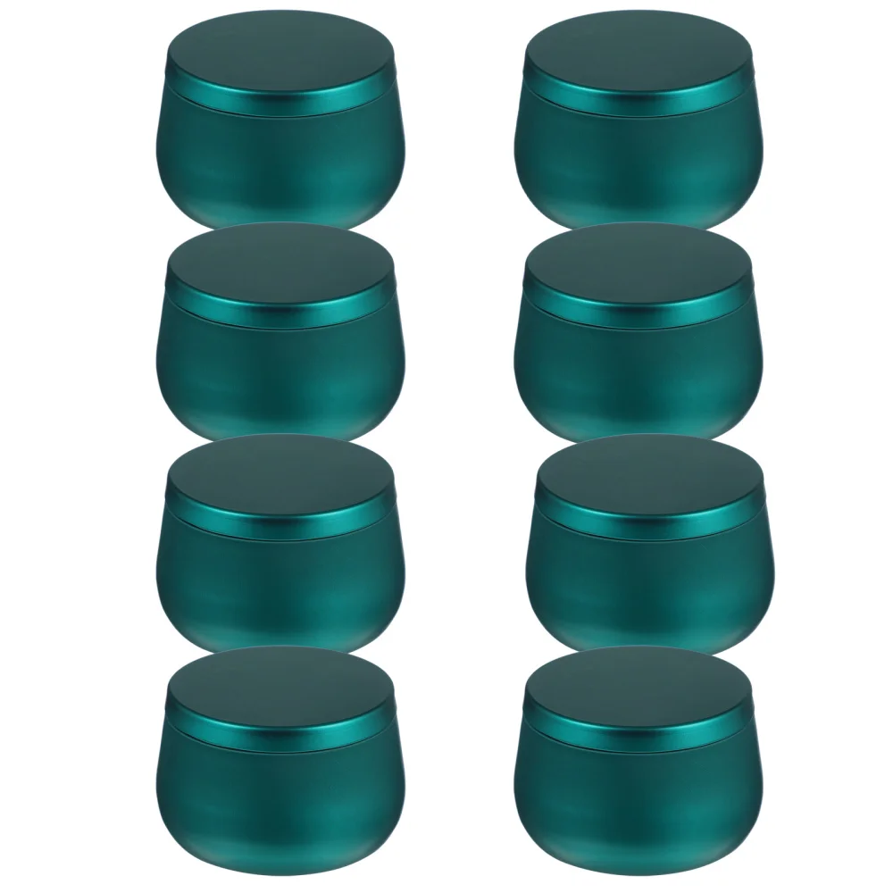 

8pcs Tinplate Tea Canister Portable Candy Gift Can Storage Craft Jewelry Box