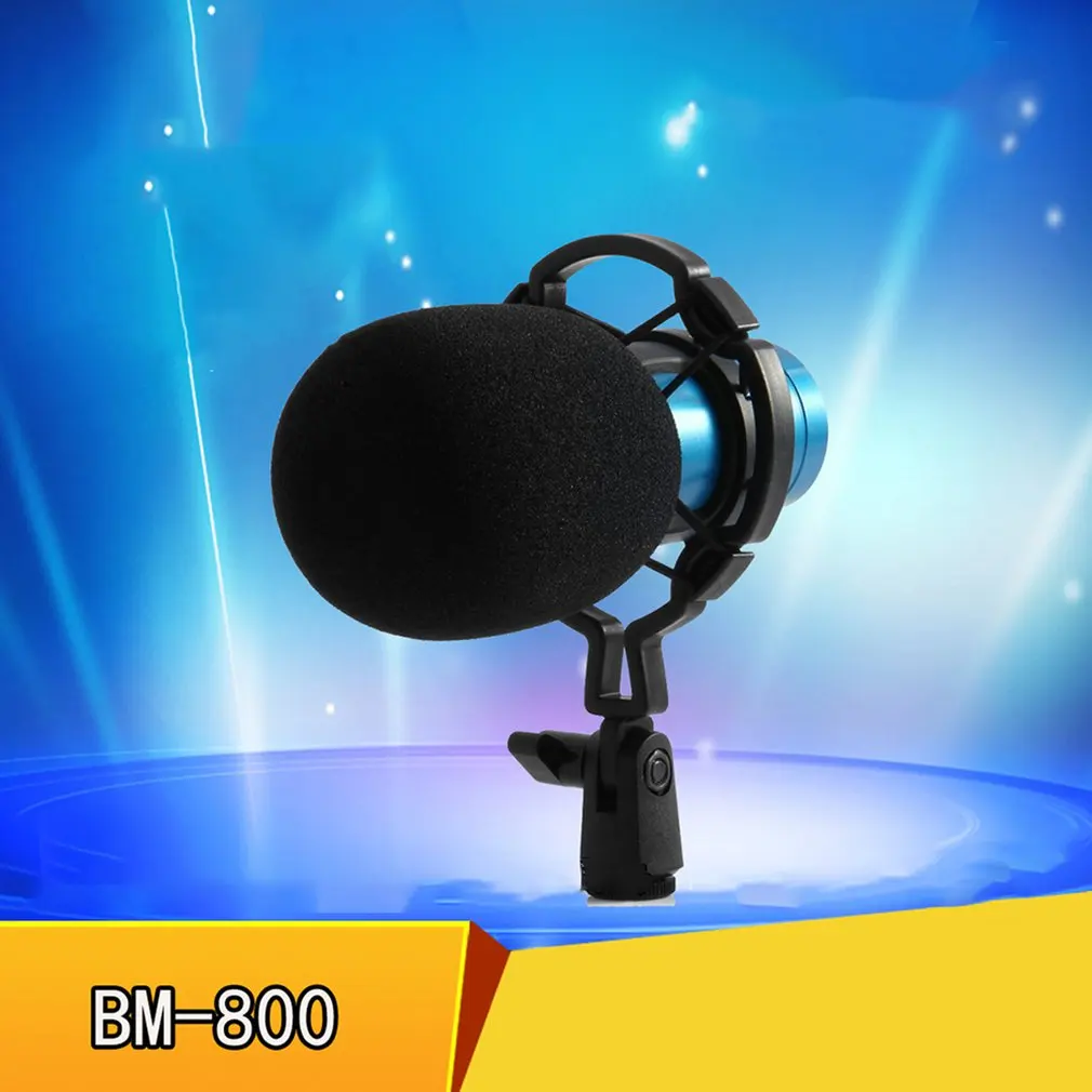 

BM-800 network K song recording wired microphone Condenser microphone Retaining clip bracket Voice service