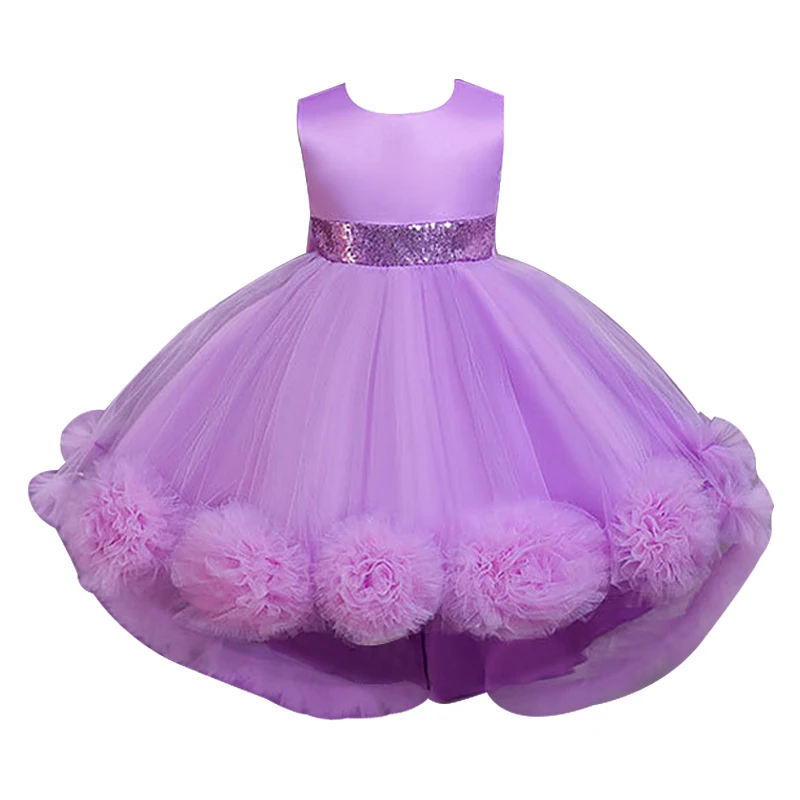 Детские платья для девочек Пышное длинное платье из фатина Вечерние Платья с