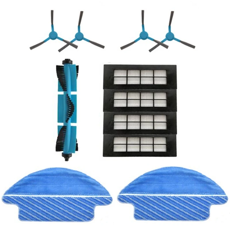 

Mop Cloth Rag Main Brush Side Brushes Filter for Cecotec Conga 3090 Brush Filter Vacuum Spare Parts Accessories(11 PCS)