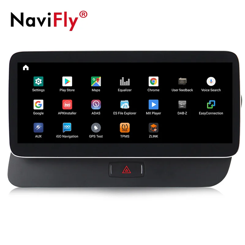 NaviFly Snapdragon 662 8G + 256G Android 11 API30 автомобильный мультимедийный плеер для Audi Q5 2009-2017