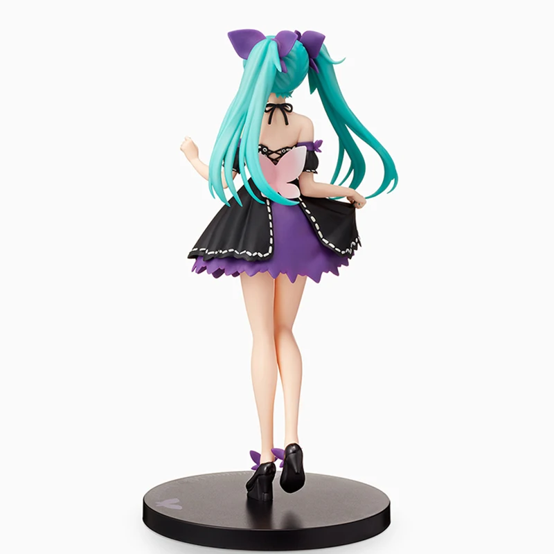 Аниме Сега Кавай Хацунэ Мику Первый Тон Будущее Черная Юбка Милые Куклы Сексуальная Модель Для Детей Рождественские Подарки Игрушки Для Взрослых.