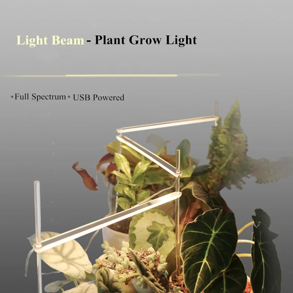 

5V USB Light Beam LED Plant Grow Light For Succulent Full Spectrum Phyto Lamp Sunlike Indoor Plants Seedlings Flower Light Strip
