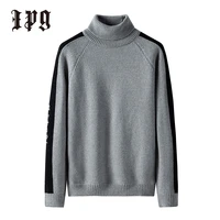 ipg new fashion trend men sweater japanese style harajuku turtleneck mens autumn winter pullover casual sweaters mens clothing