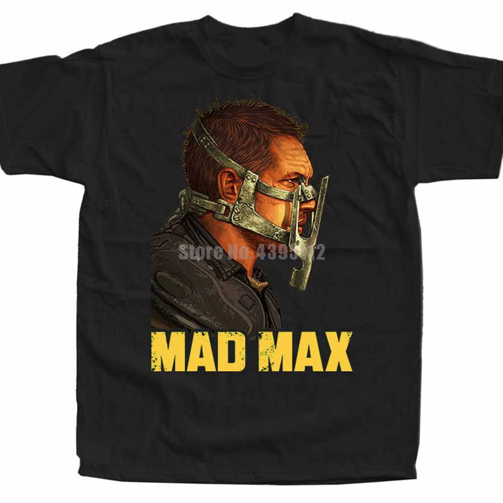 Мужская футболка оверсайз Mad Max Movie Poster в байкерском стиле индивидуальная рубашка