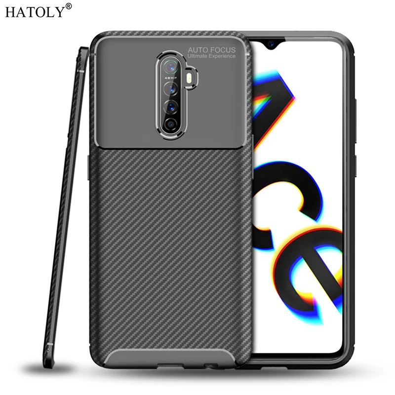 Чехол для Oppo Realme X2 Pro мягкий силиконовый бампер из ТПУ матовая задняя крышка чехол
