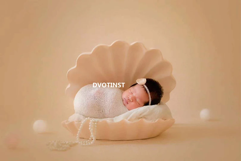 Dvotinst новорожденный реквизит для фотосъемки ребенок позирует Железный позирующий Камея в виде раковины, аксессуары для фотостудии