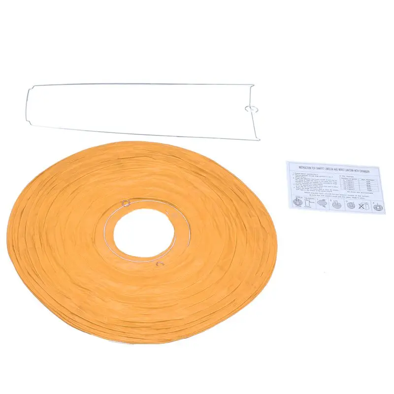 Promotion! 1x Round Paper Lanterns Lamp Shade Wedding Decoration 18inch/45cm Orange | Дом и сад
