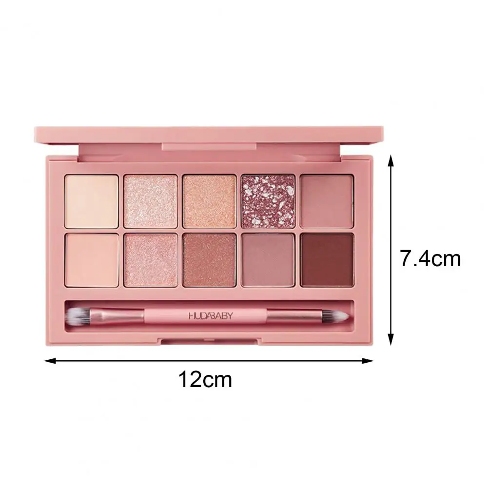 Палитра теней для век 10 цветов стойкая водостойкая косметика корейская