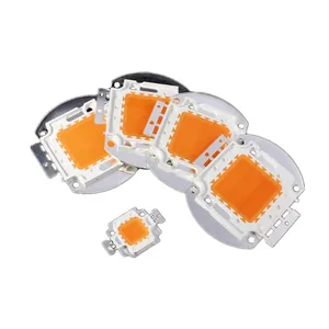 Светодиодный cob full sepctrum 10 Вт20 Вт30 Вт50 Вт100 Вт чип для выращивания растений, модуль лампы с шариком высокой мощности, прожектор-нм, Бесплатная доставка 5 шт.