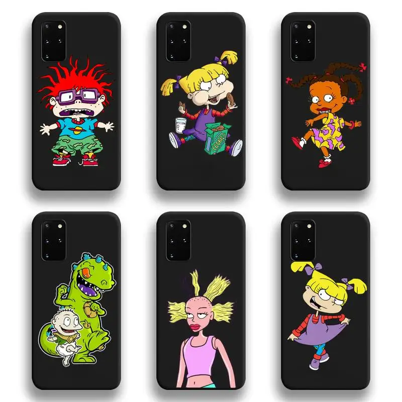 

American Children's Cartoon Rugrat Phone Case For Samsung Galaxy S21 Plus Ultra S20 FE M11 S8 S9 plus S10 5G lite 2020