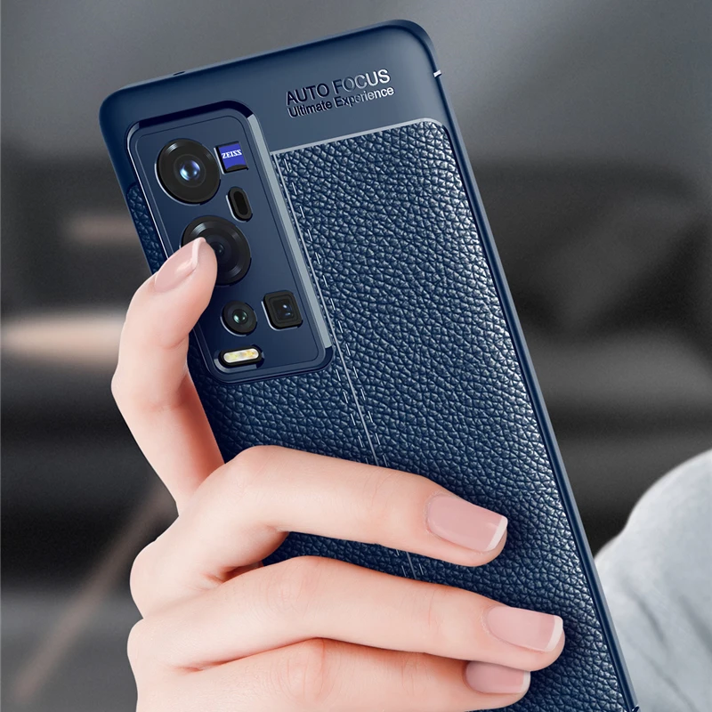 For Cover Vivo X60 Pro Plus 5G Case Shockproof TPU Bumper Soft Silicone Leather Phone Back Cover For Vivo X60 Pro Plus 5G Case