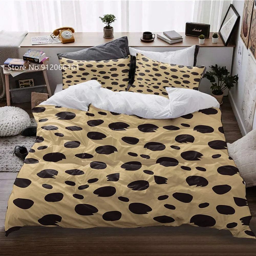 Красочный Камуфляжный Комплект постельного белья 3D принт круглый горошек