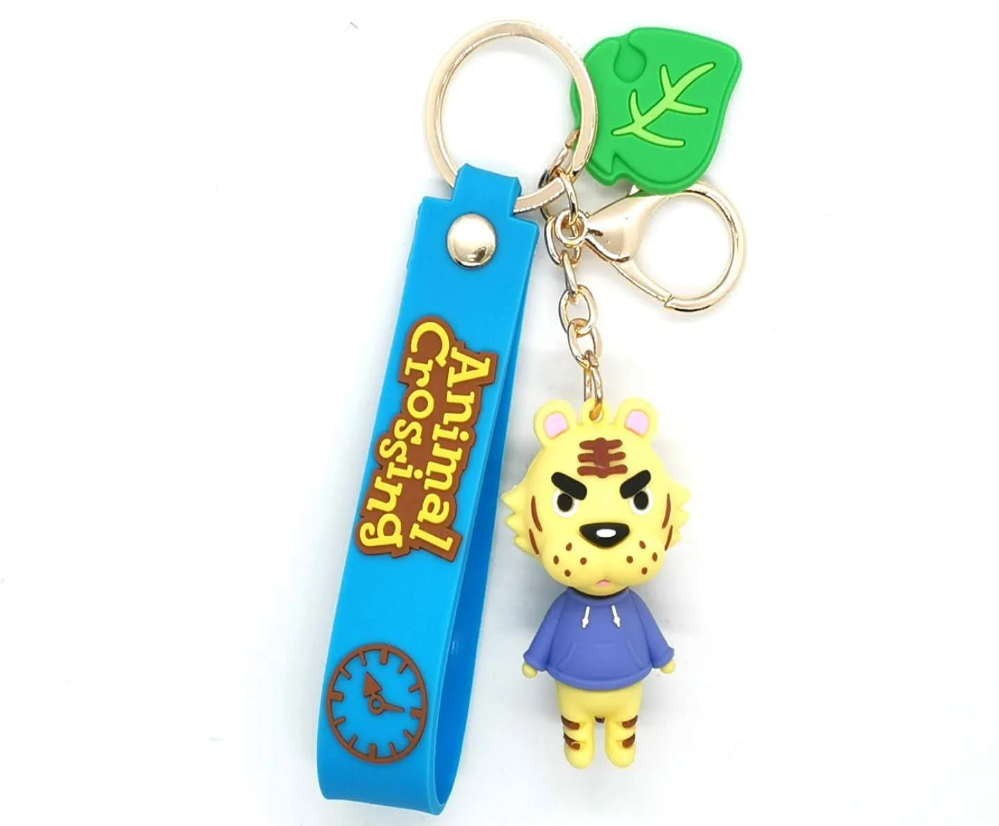 

Cute Fox Marshal Tiger Animal Crossing JINGJIANG Keychain Fashion Switch Ns Game Animal Crossing Pendant Keyring