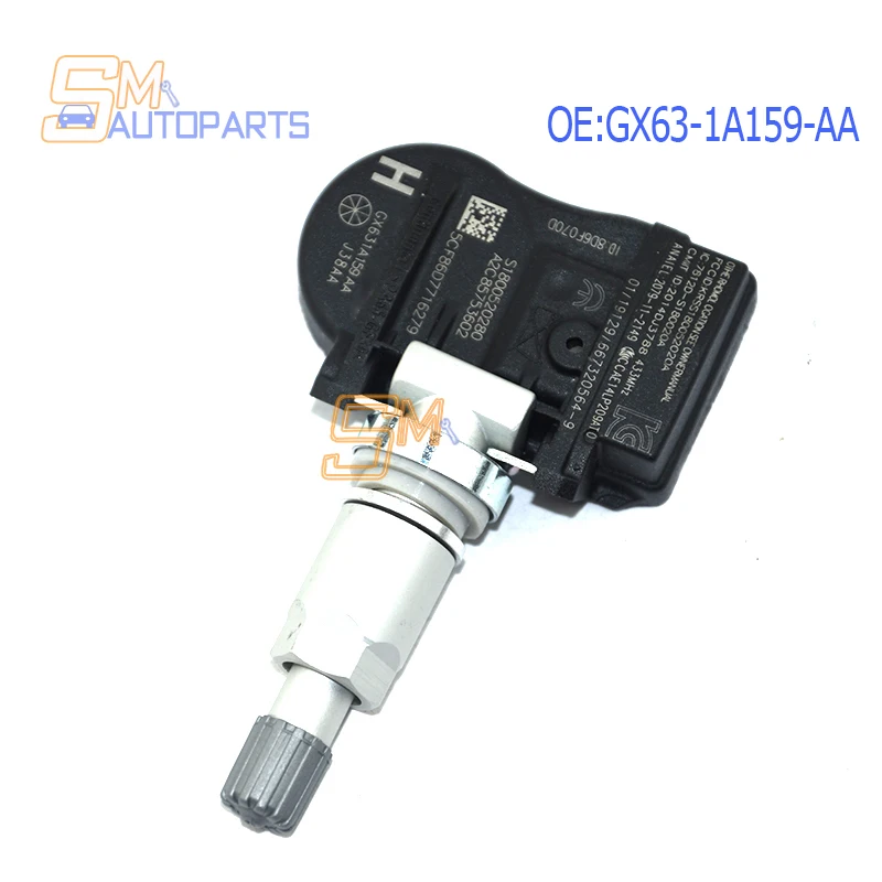 1 шт. новые датчики давления в шинах TPMS для Land Rover Jaguar F-Type GX631A159AA GX631-A159AA 433MHz