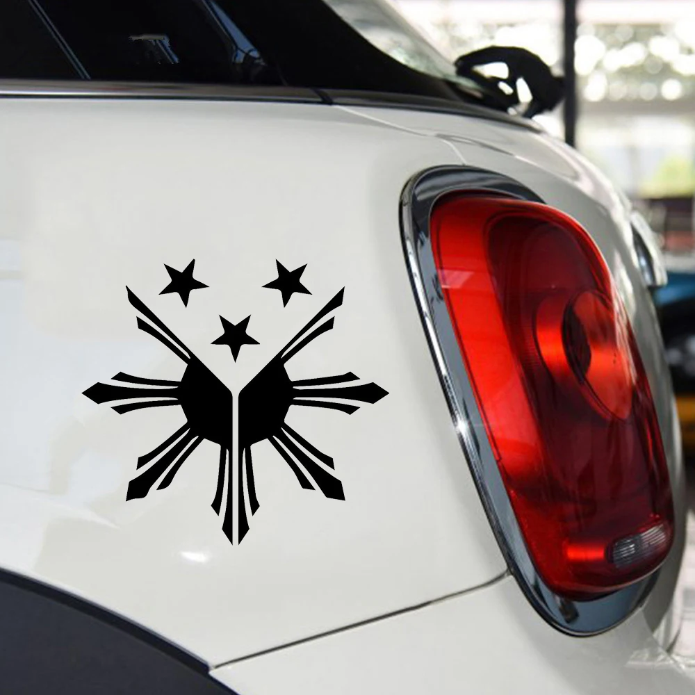 Виниловая наклейка на лобовое стекло 15 х14 см |