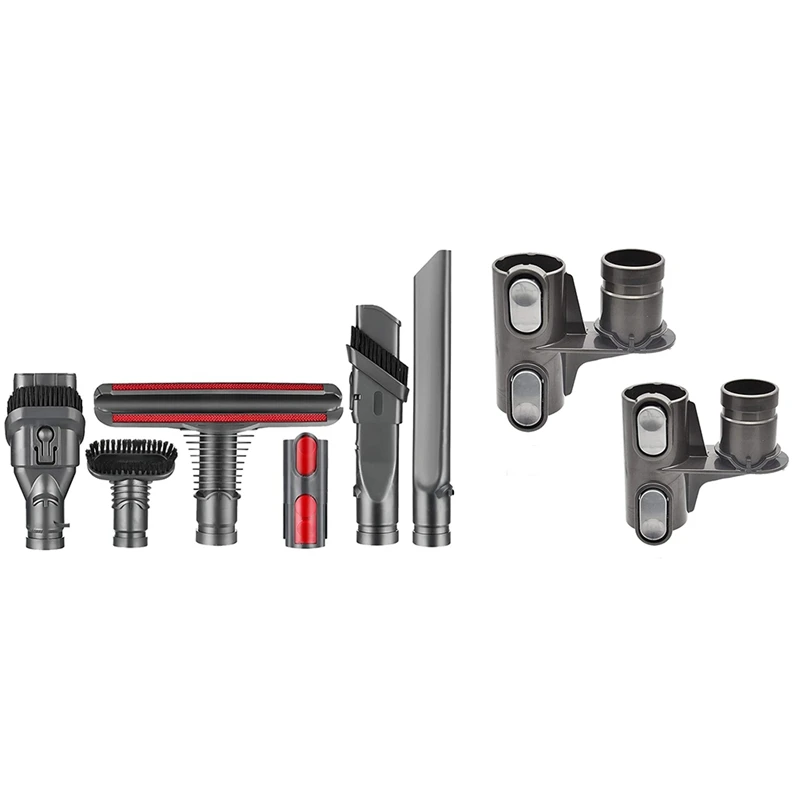

Акция! 6 упаковок для Dyson V11 V10 V8 Absolute/ V8 Animal/ V7 V6,DC59,DC44, абсолютный шнур и 2 держателя для хранения