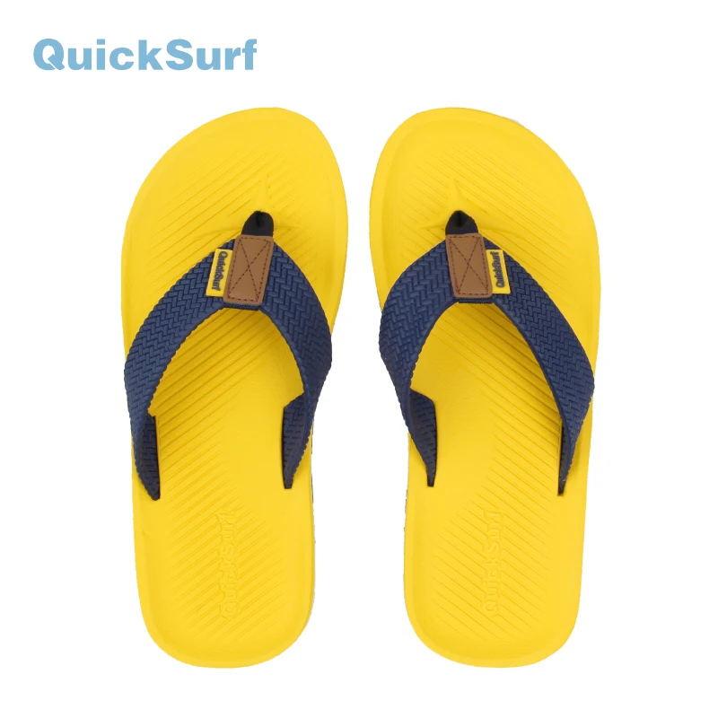 

Шлепанцы Quicksurf, летние мужские тапочки, пляжные сандалии, удобная мужская повседневная обувь, модные шлепанцы на плоской подошве для дома