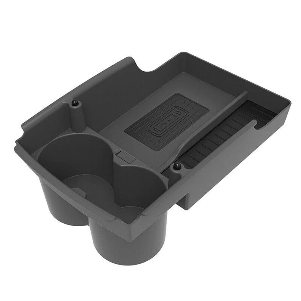 Черное Беспроводное зарядное устройство ABS + PC внутренняя коробка для хранения