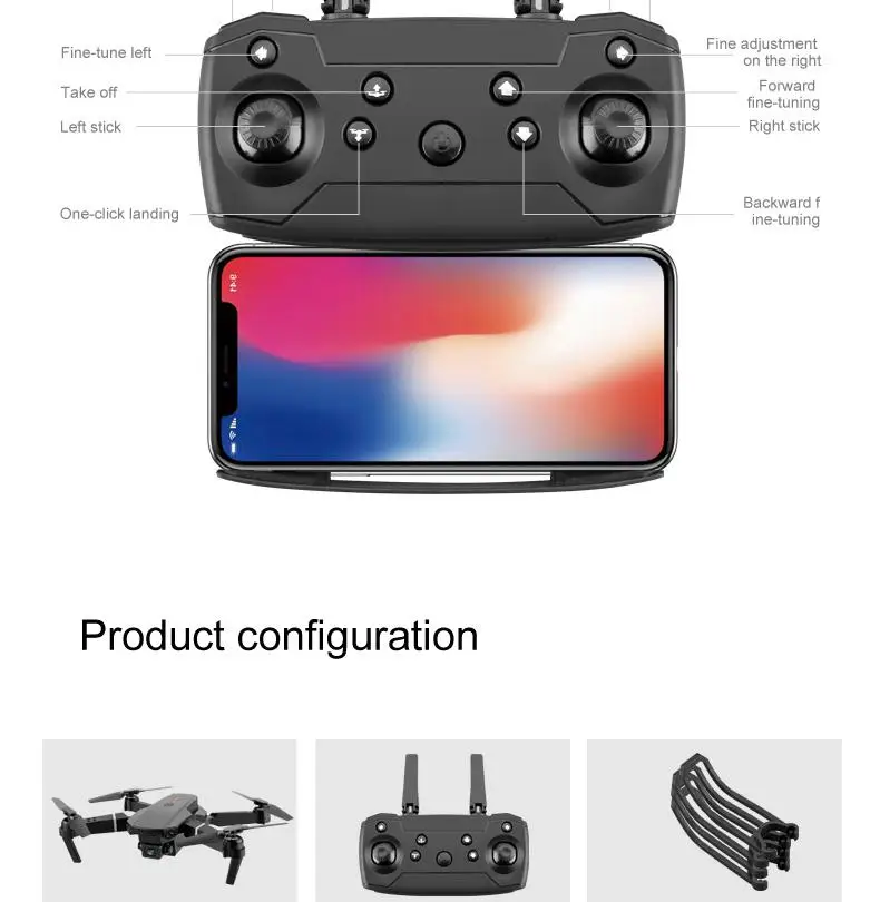 HobbyLane E88 pro Дрон 4k HD Двойная камера визуальное позиционирование 1080P WiFi fpv