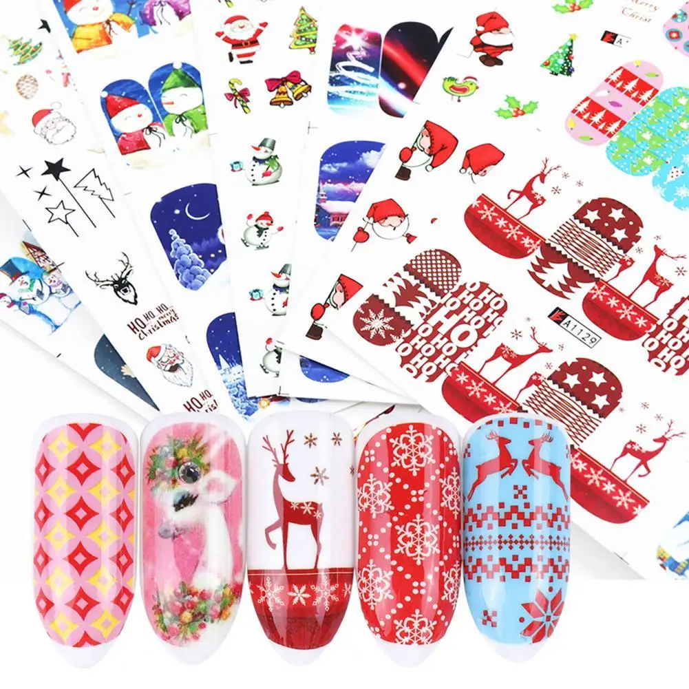 

Nail Foil Creative Decorative High Adhesion Christmas Decorations Mix Colorful Transfer Foil