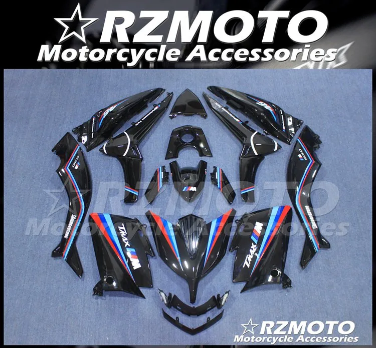 

Injection Mold New ABS Motorcycle Whole Fairings kit Fit for YAMAHA Tmax 530 2015 2016 15 16 Tmax530 Bodywork set Red blue