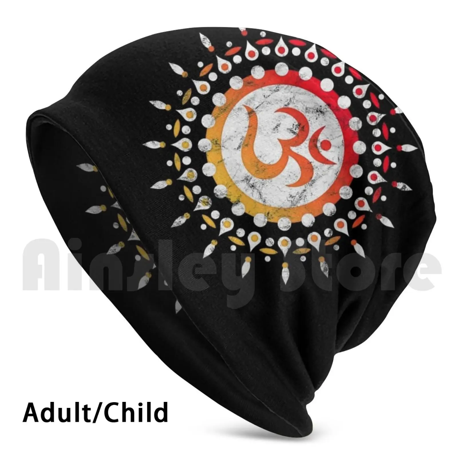 

Om Mantra Sun Mandala Yoga Symbol Buddhism Beanie Hedging Cap DIY Print Cushion Om Mantra Sun Mandala Yoga Symbol Buddhism
