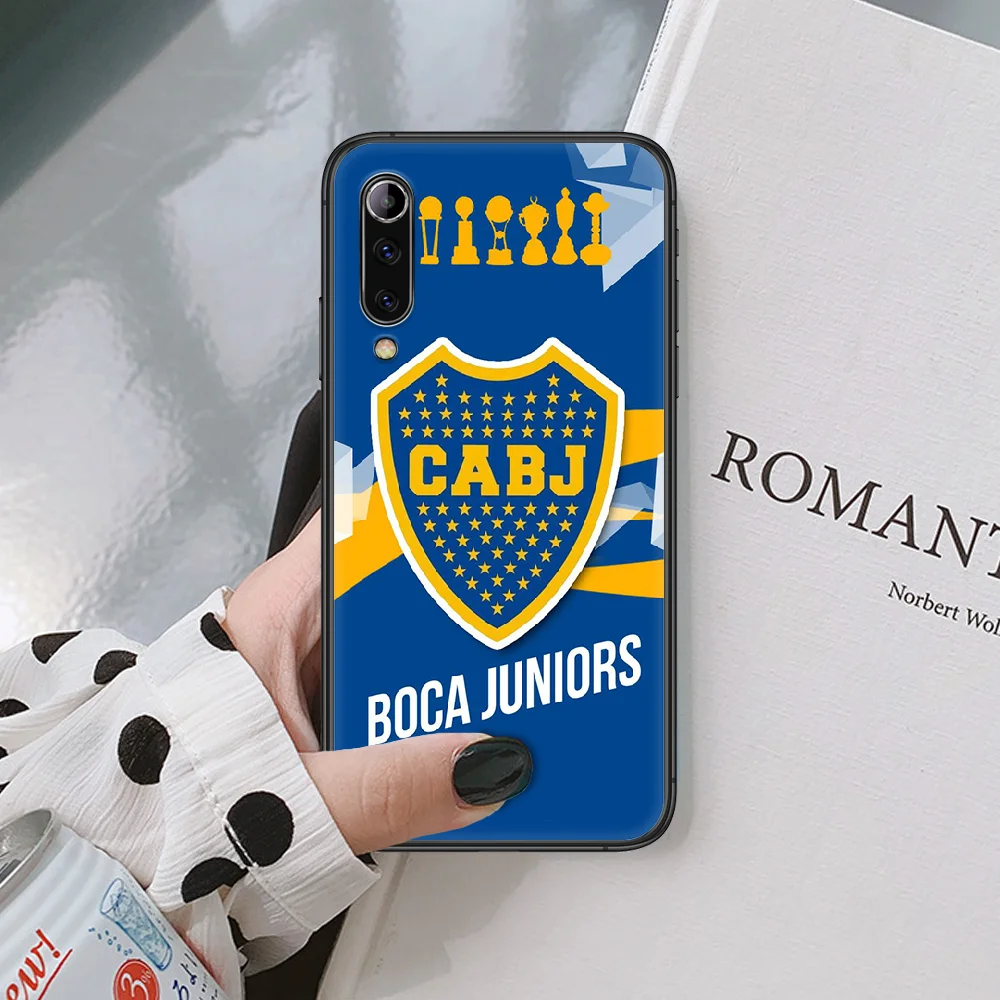 

Boca Juniors Soccer Football Phone Case For Xiaomi Mi Note 10 A3 9 MAX 3 A2 8 9 Lite Pro Ultra Black black Back 3D Cell Luxury