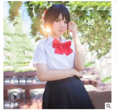 Japanese Anime Makoto Shinkai Movie Your Name Cosplay Costumes Miyamizu Mitsuha Tachibana Taki School Uniform | Тематическая одежда