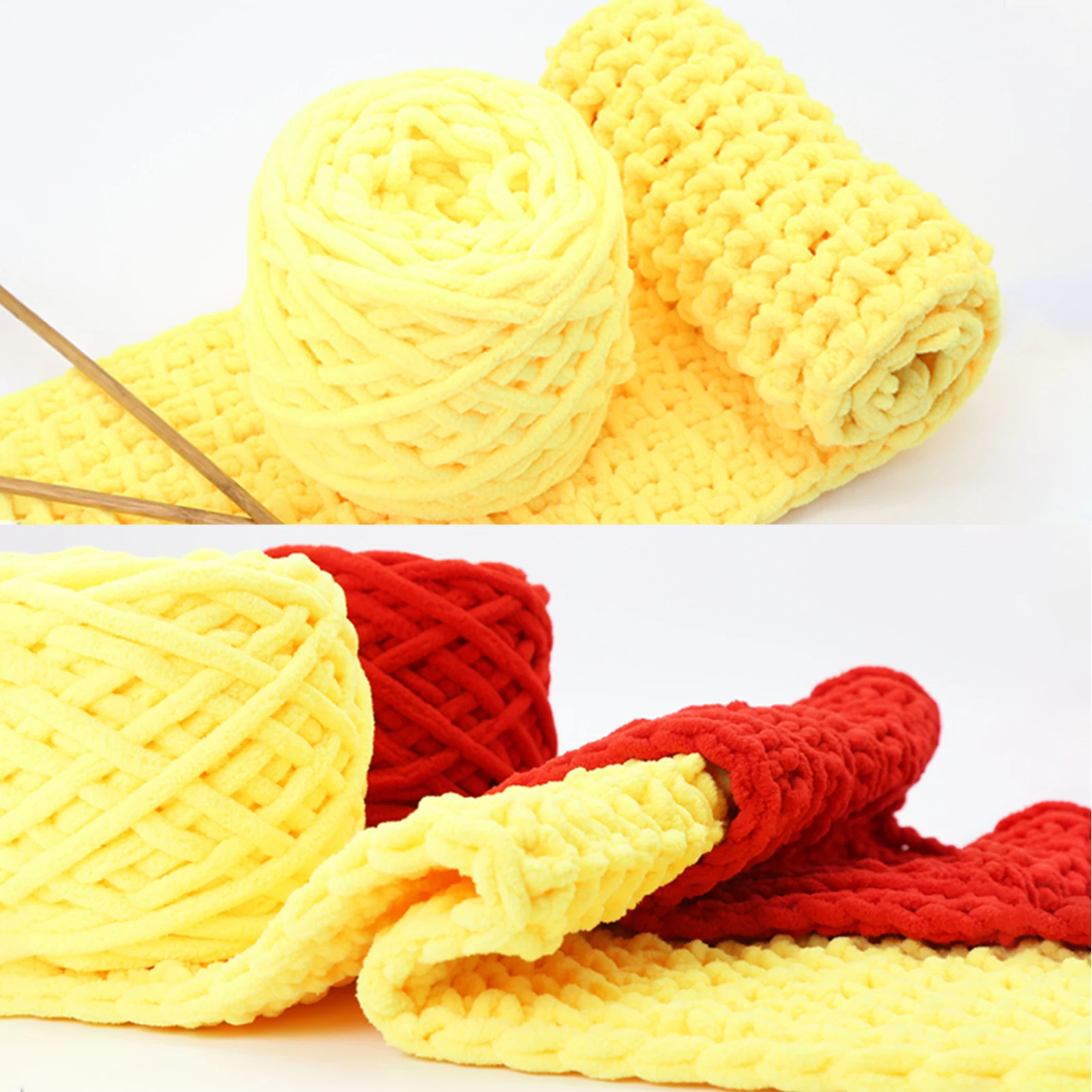 2 шт. пряжа для вязания шерстяная крючком одеяло свитер шарф молочная