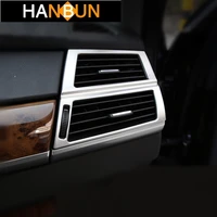car styling dashboard air conditioner outlet frame decoration interior air vents cover trim for bmw x5 x6 e70 e71 2008 2014
