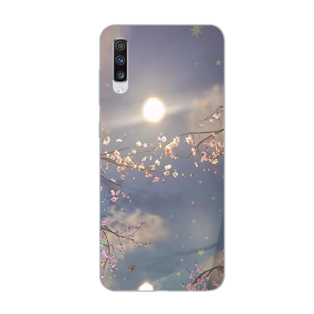 WM03243 Чехол для телефона ciciber для samsung Galaxy A50 A70 A80 A40 A30 A20 A60 A10 A20e Мягкий силиконовый чехол из ТПУ с розами в винтажном стиле - Цвет: WM03243