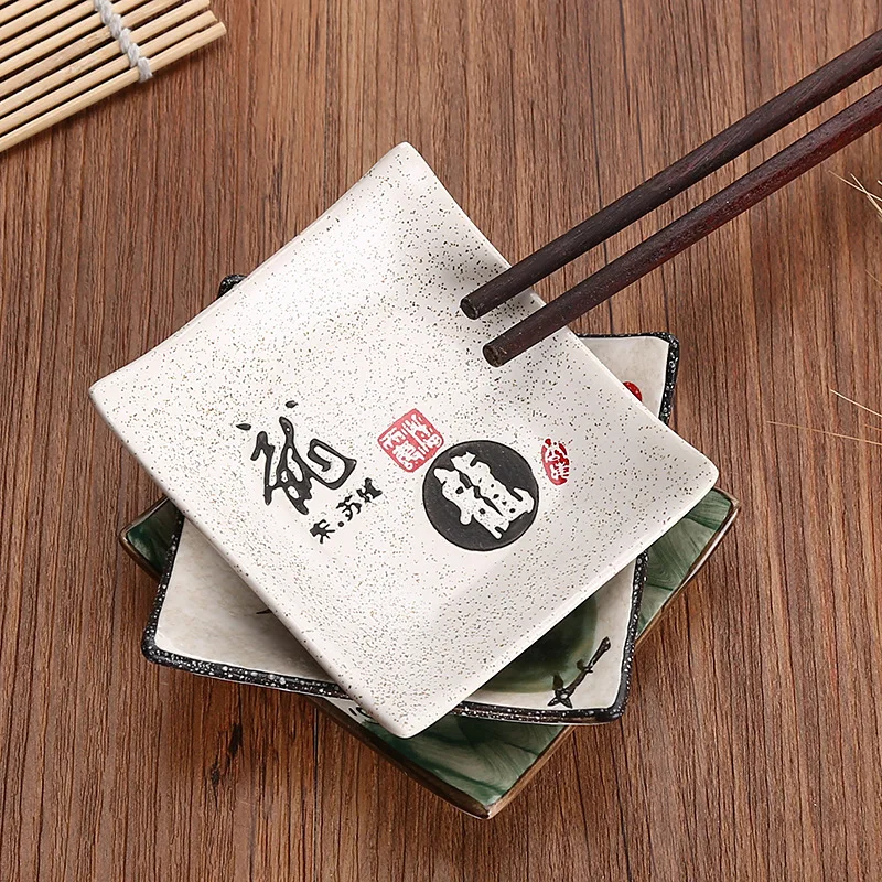 Японский нежный ветер керамика маленькая тарелка кухня для вкуса блюдо