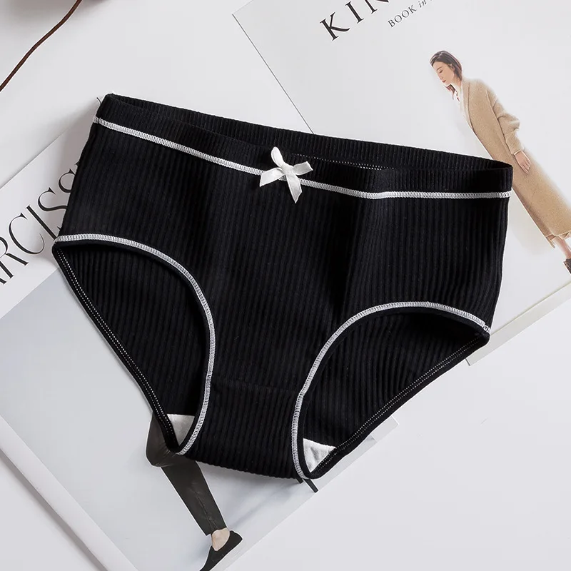 Трусы BZEL качественные трусы женские однотонные повседневное нижнее белье модные