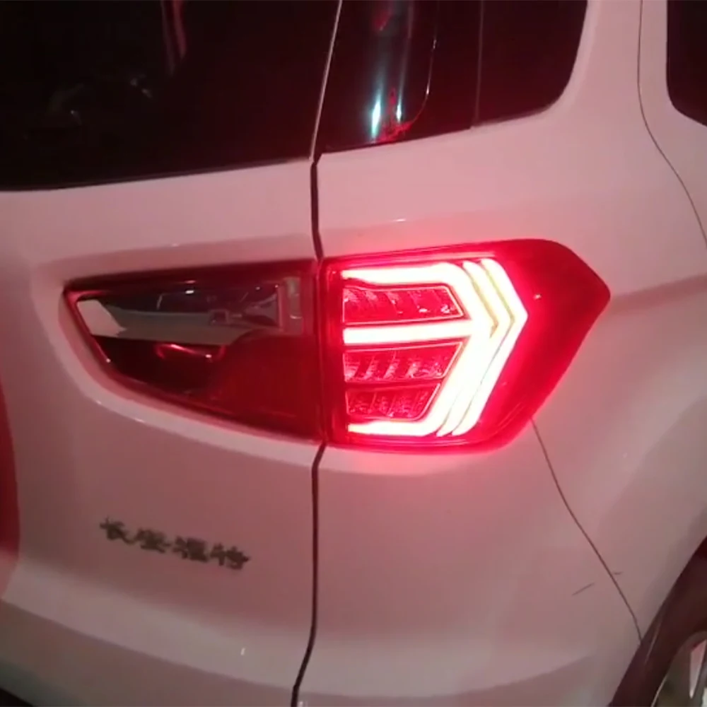 2 шт. светодиодный фонарь светильник для Ford Ecosport 2013 2018 2019 Автомобильный задний