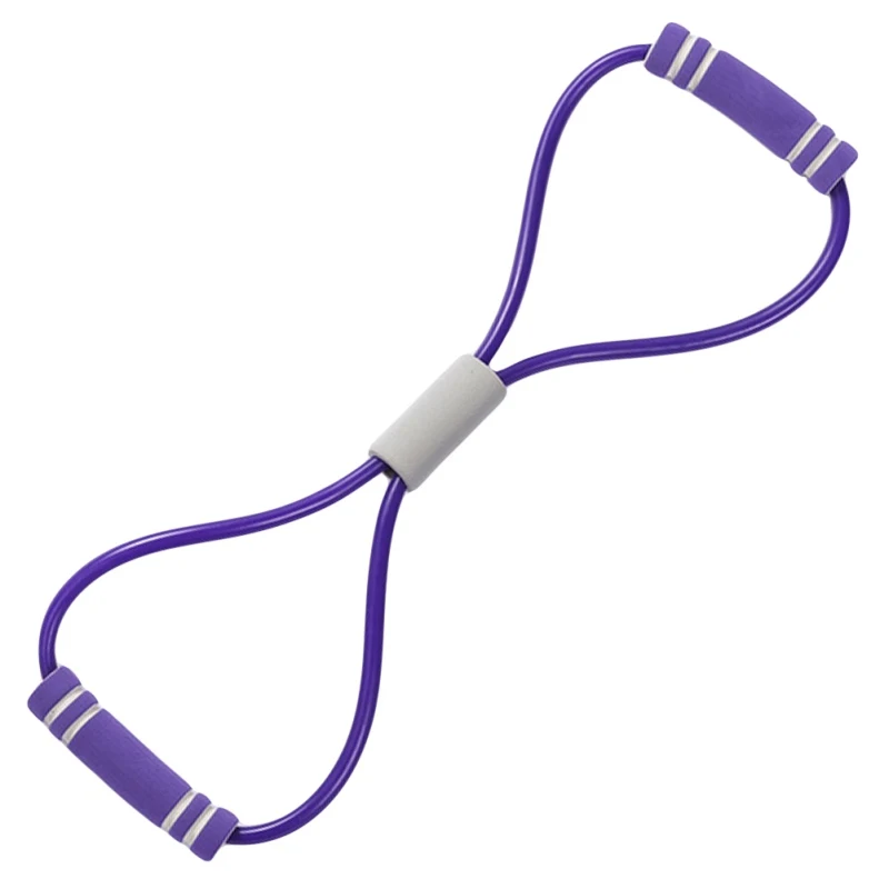 

Resistance Band Yoga Rally Strap Body Shaping Pull Rope Silicone Pull Elastic Yoga 8 Word Shape Stretch Chest Fitness Equipment