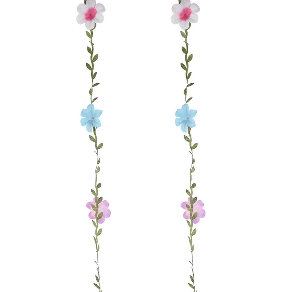 2 шт метра Цветочные украшения из ротанга искусственные Висячие лозы имитация