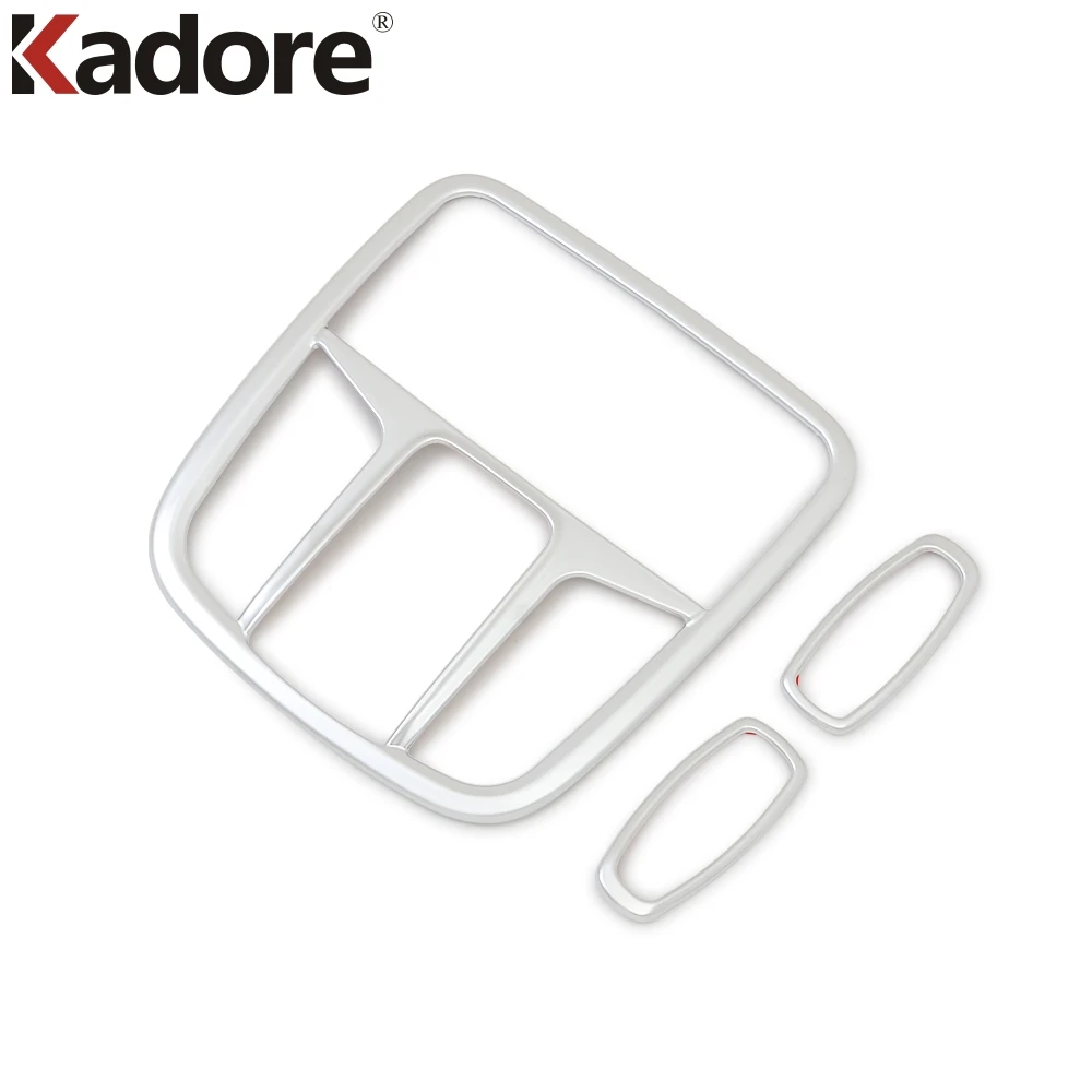 For Kia Sportage 2016 2017 2018 ABS Matte Car Interior Front Rear Roof Reading Light Lamp Cover Trim Sticker Accessories 3pcs | Автомобили
