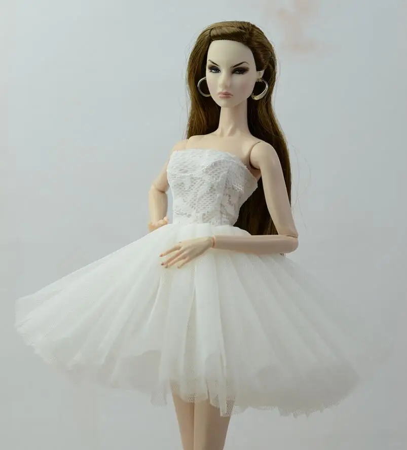 Кукольное вечернее платье вечерние платья Тюлевое принцессы одежда наряд
