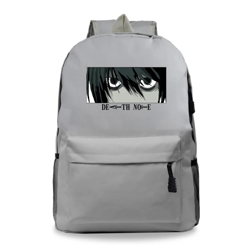 Школьный ранец Death Note Eyes для мальчиков и девочек рюкзаки подростков дорожные