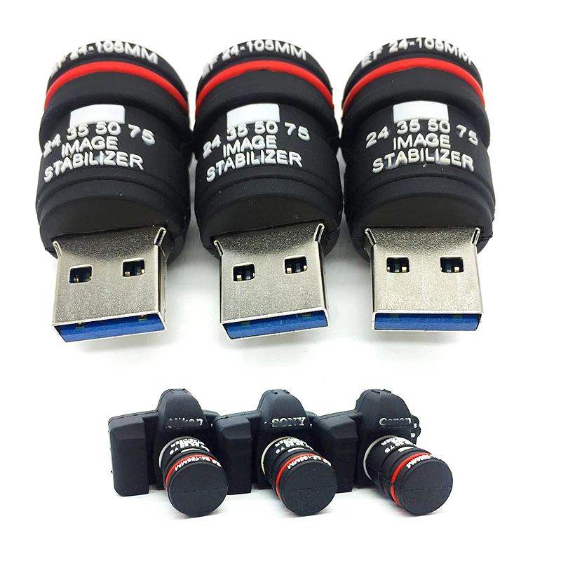 Креативный водонепроницаемый флеш-накопитель 16 ГБ Usb 2,0 4 Гб 64 Гб Usb флеш-накопитель 128 ГБ флеш-накопитель 8 ГБ 32 ГБ мультфильм HD камера флэш-память диск