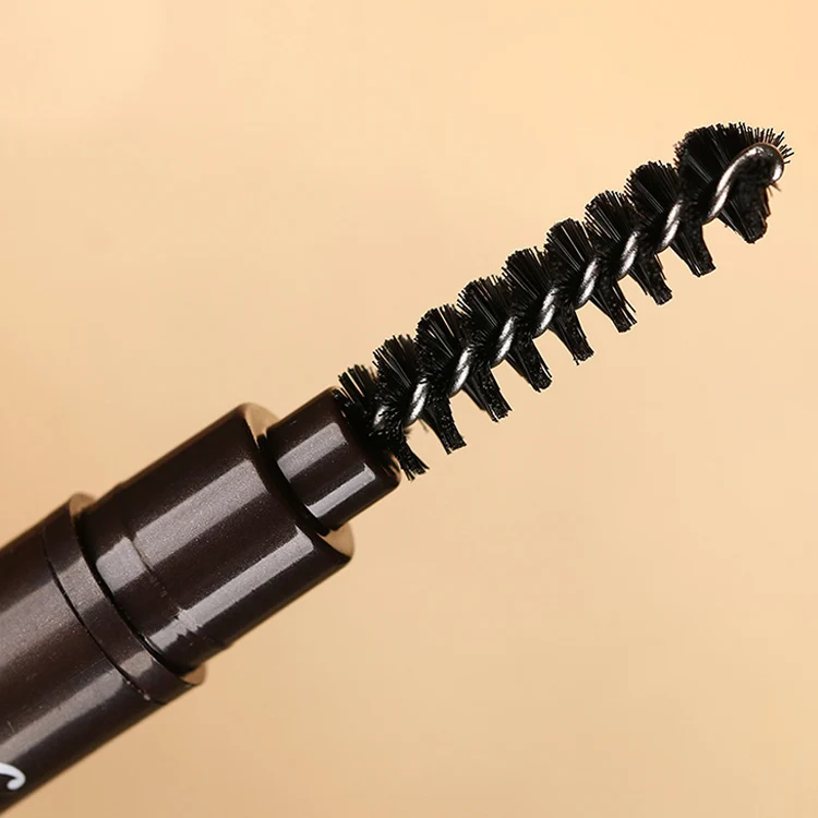 5 Colors Natural Makeup Double Heads Automatic Eyebrow Pencil Waterproof Long-lasting Easy Ware Pen with Brush | Красота и здоровье