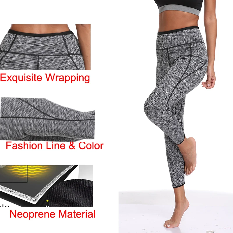 Женские неопреновые тренировочные штаны LAZAWG утягивающие талию трусики для