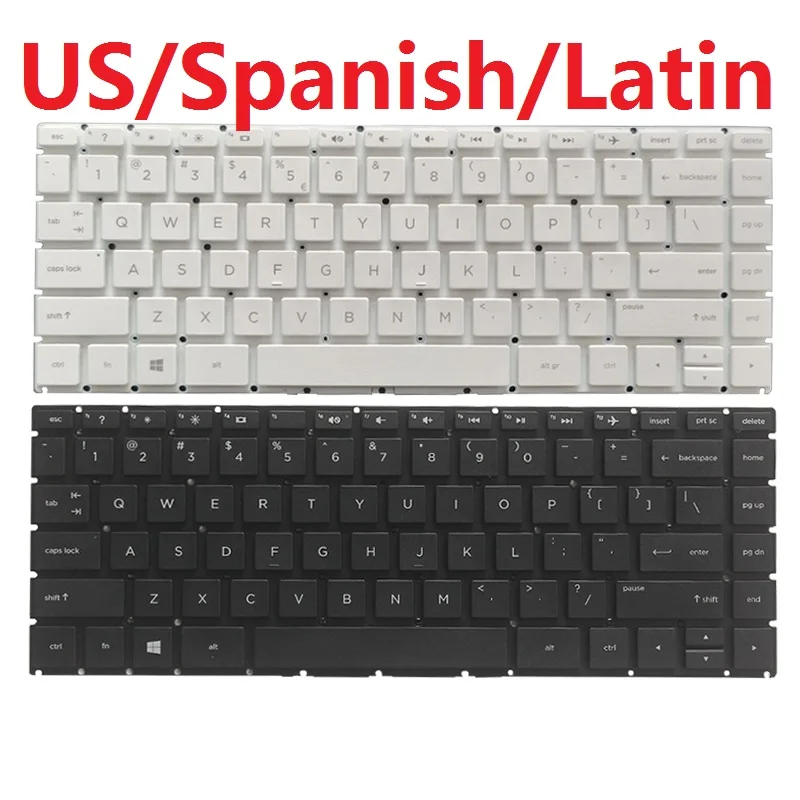 

US/SP/Spanish/LA/Latin Laptop Keyboard for HP Pavilion X360 14-BS 14M-BA 14-BW 14G-BR 14-BP 240 G6 245 G6 246 G6